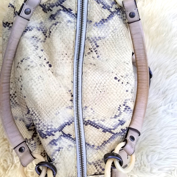 Coach Kristin Embossed Metallic Python Bag - Picture 3 of 6